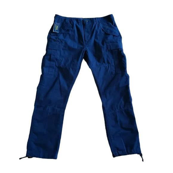 Polo Ralph Lauren Men's Aviator Navy Utility Surplus Slim Fit Cotton Cargo Pants - Picture 6 of 12